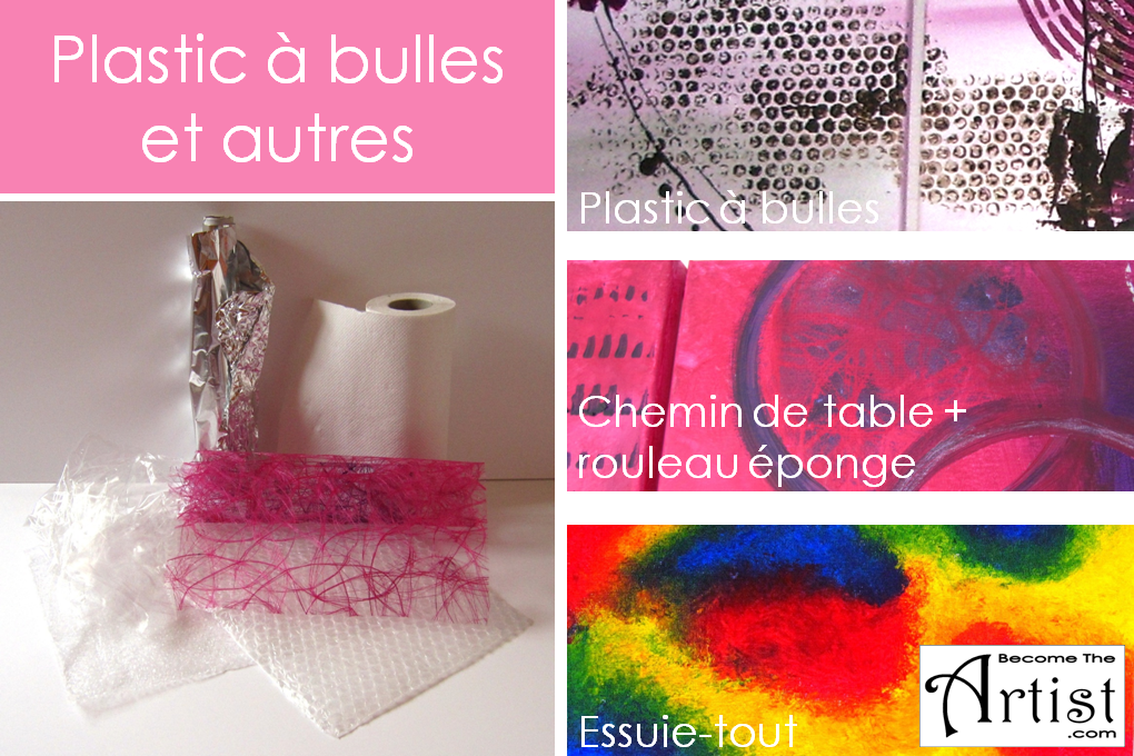 Peinture acrylique effet