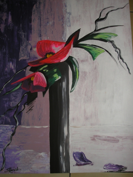 Peinture acrylique zen