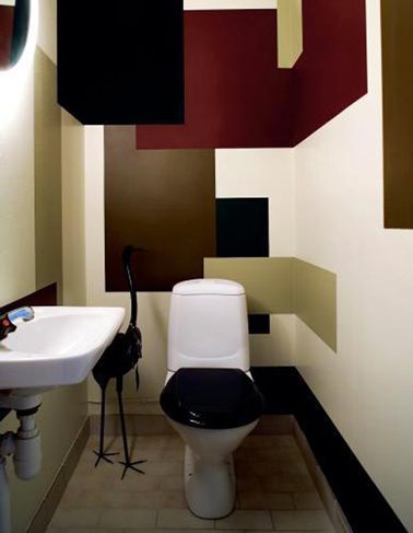 Deco peinture wc photos