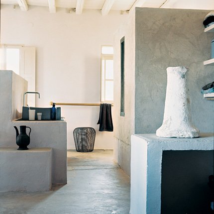 Peinture maison grecque