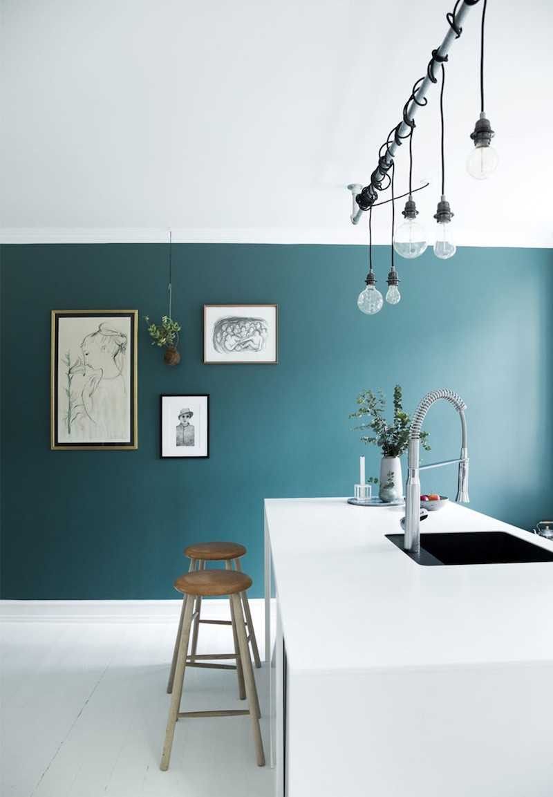 Peinture bleu cuisine leroy merlin