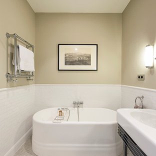 Peinture pour carrelage salle de bain beige