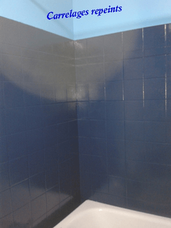 Peinture carrelage bac de douche