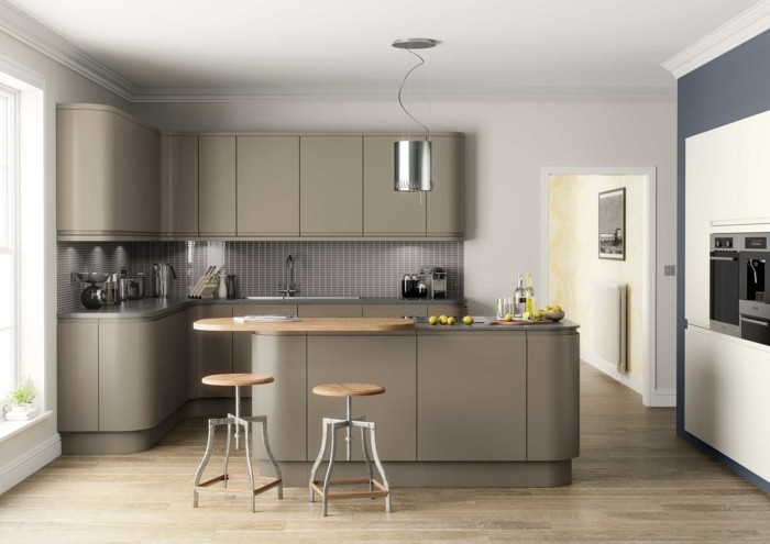 Peinture meuble cuisine gris clair