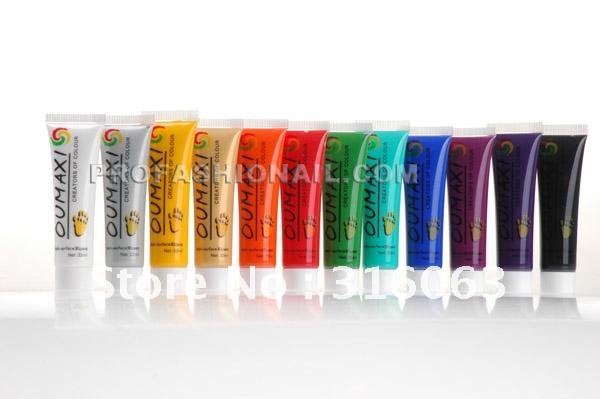 Peinture acrylique et liquide vaisselle