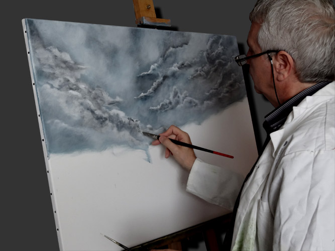 Peinture sur toile acrylique ou huile