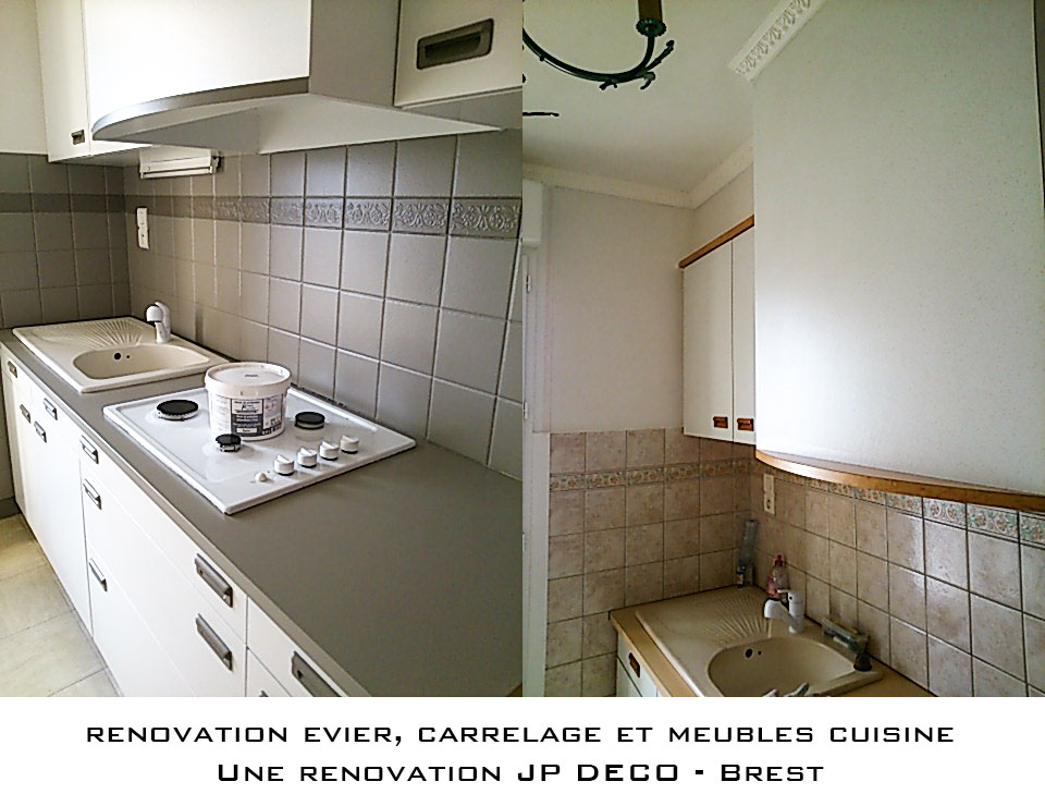 Peindre carrelage meuble cuisine