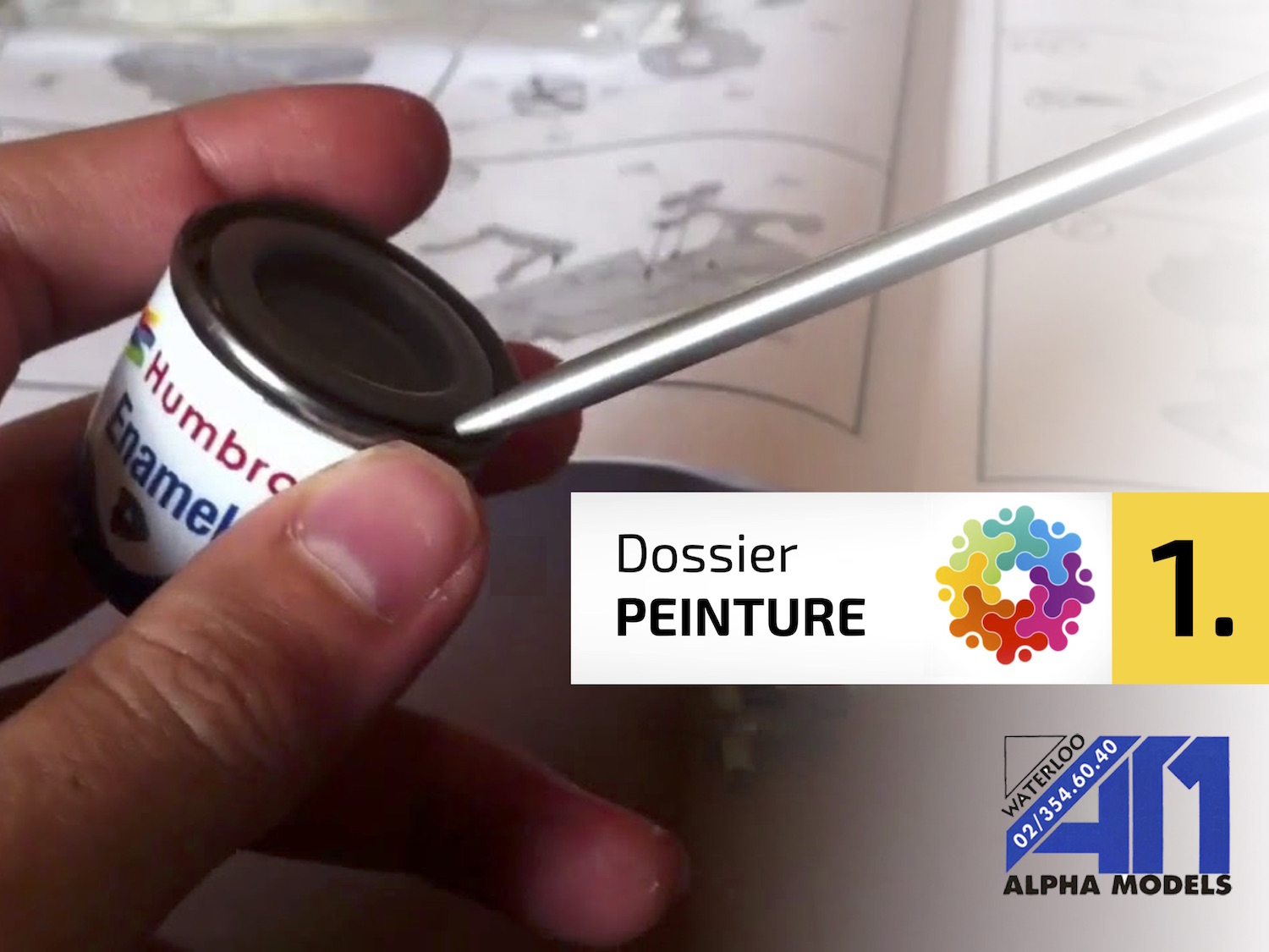 Peinture acrylique modelisme