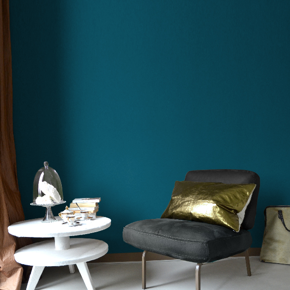 Peinture maison bleue