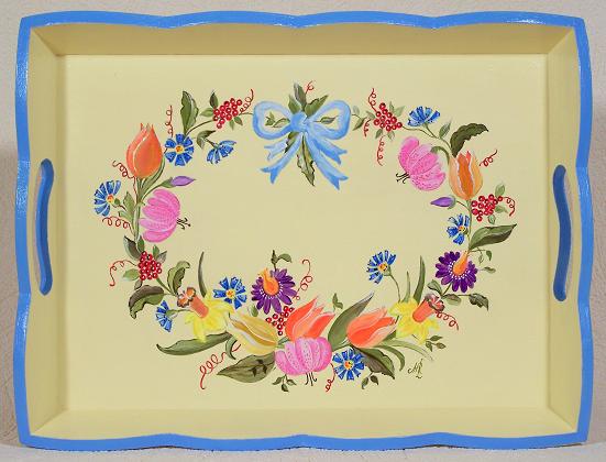 Peinture decorative sur bois et metal