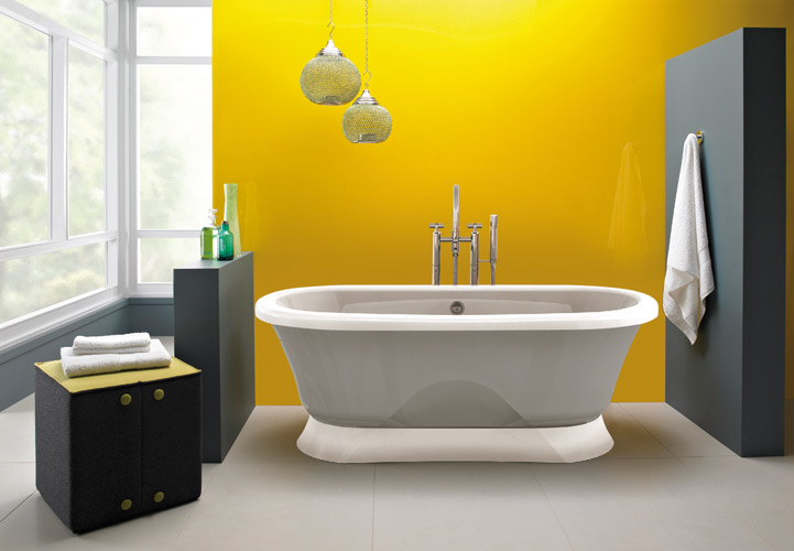 Peinture décoration de salle de bain