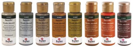 Peinture acrylique métallique