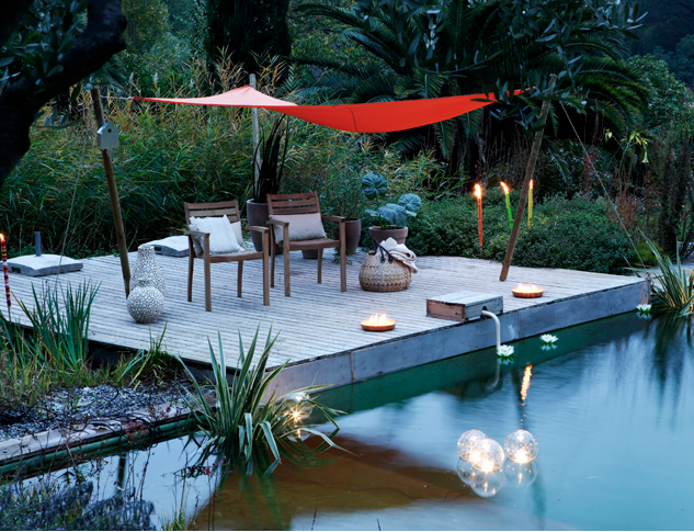 Decoration peinture terrasse