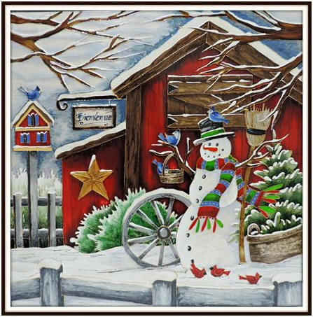 Peinture acrylique décorative sur bois