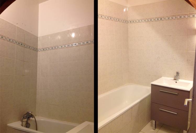 Vente peinture carrelage salle de bain