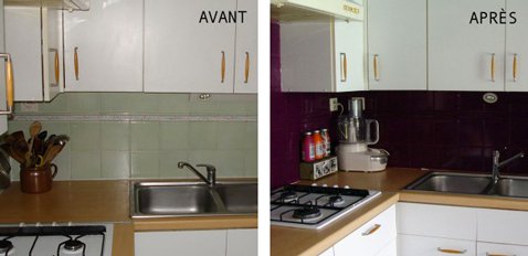 Peinture julien faience cuisine