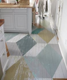 Peinture carrelage de sol