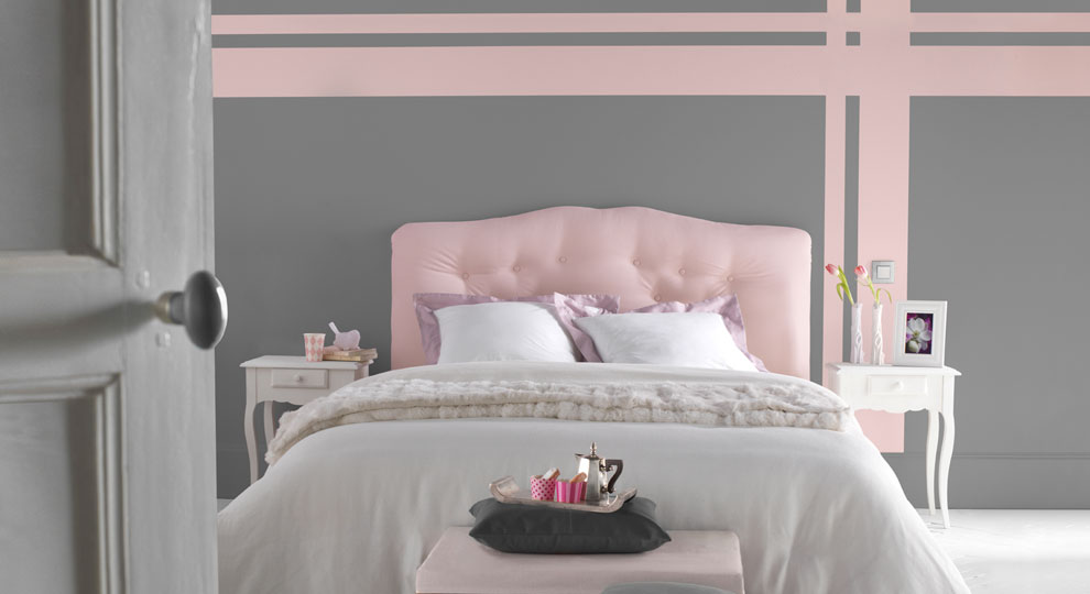 Deco peinture chambre rose