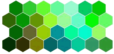 Peinture acrylique vert