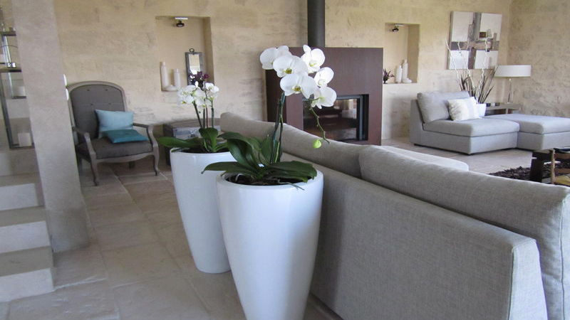 Peinture deco salon zen