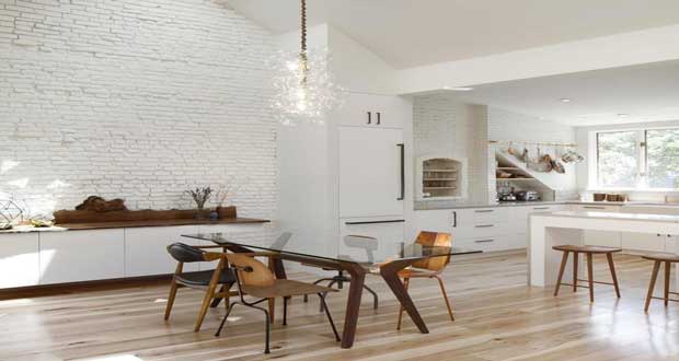 Peinture blanche carrelage cuisine