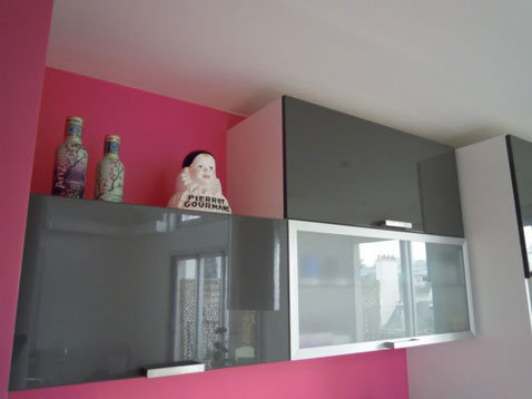 Couleur de peinture avec cuisine grise