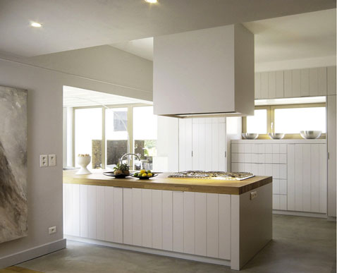 Peinture pour cuisine en chene clair