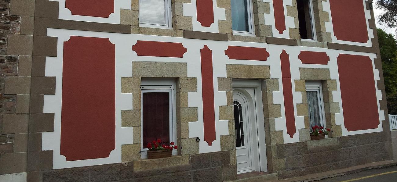 Decoration peinture facade