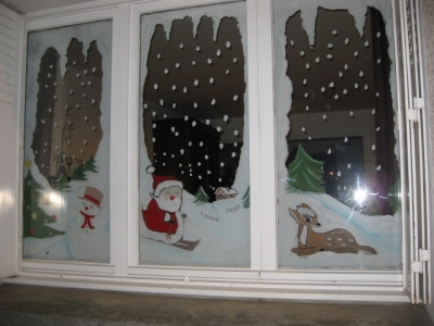 Peindre deco noel