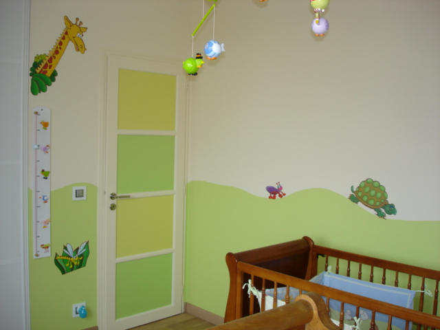 Peinture deco chambre bebe garcon