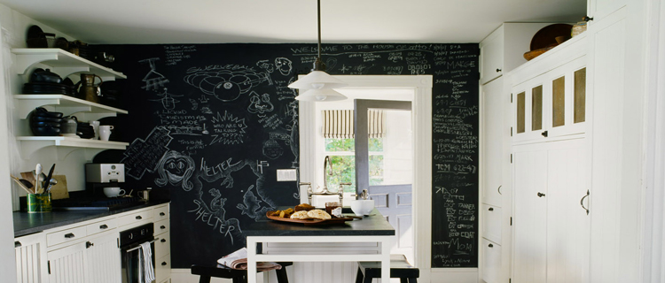 Peinture a effet pour mur cuisine