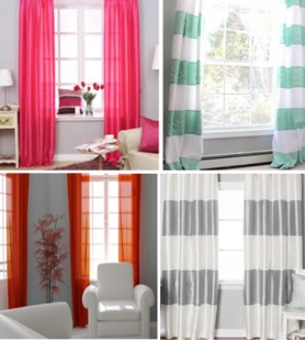 Peinture deco rideaux