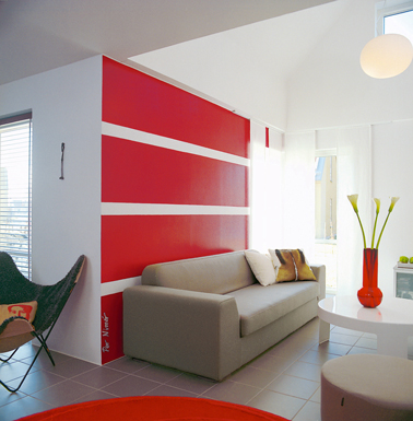 Deco peinture ligne horizontale