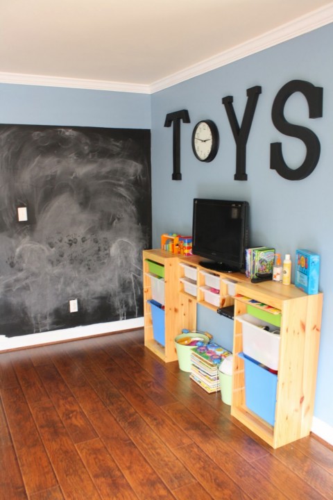 Deco peinture salle de jeux