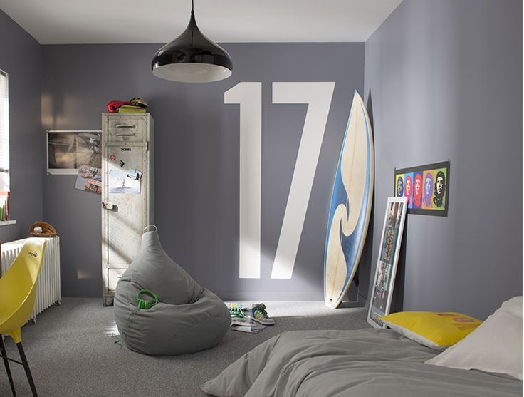 Decoration peinture chambre ado