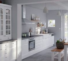 Decoration cuisine peinture grise