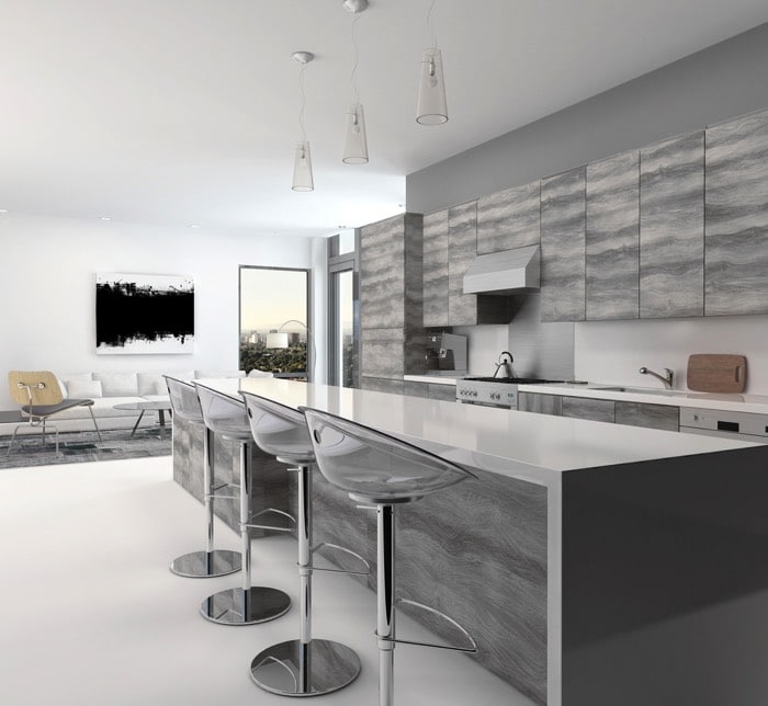 Peinture cuisine gris acier