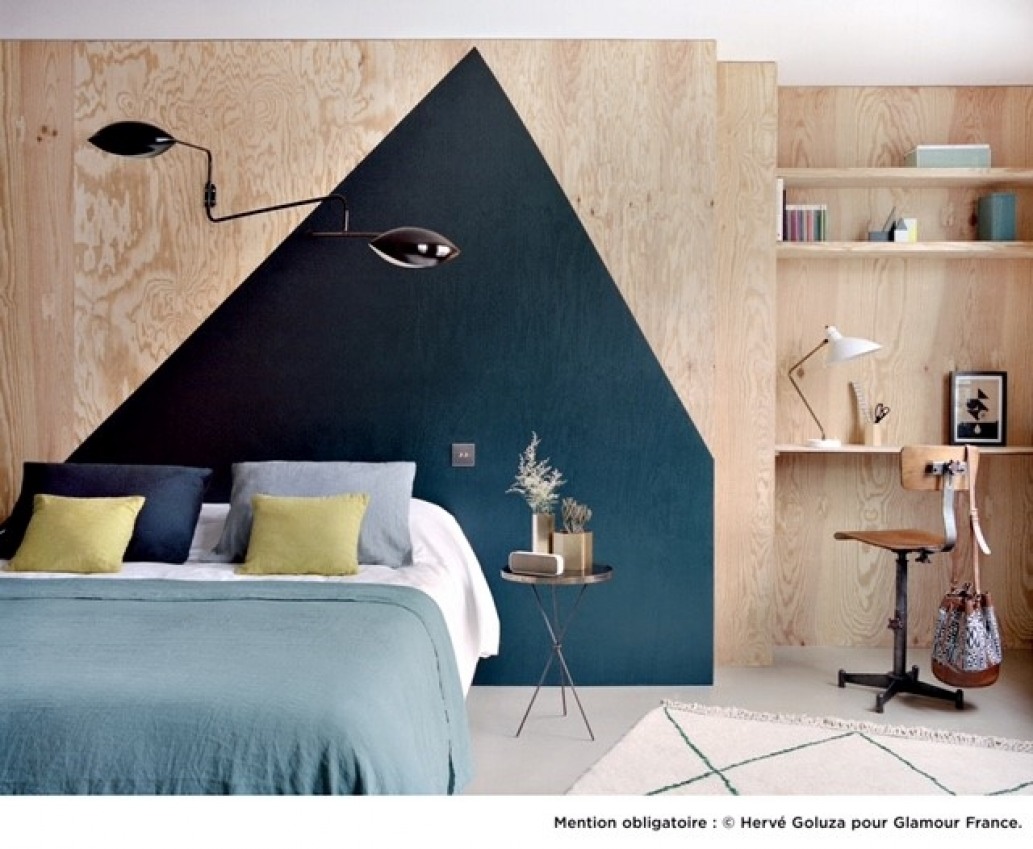 Decoration peinture bleu