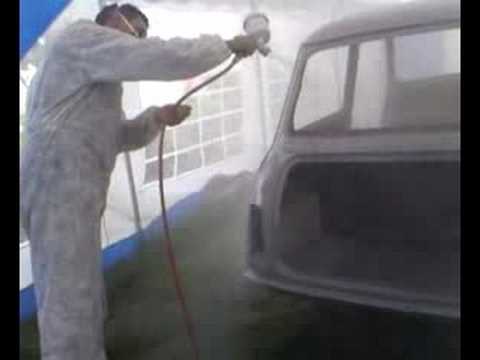 Peinture carrosserie a la maison