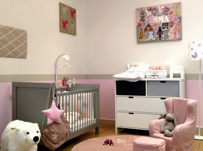 Deco peinture chambre petite fille