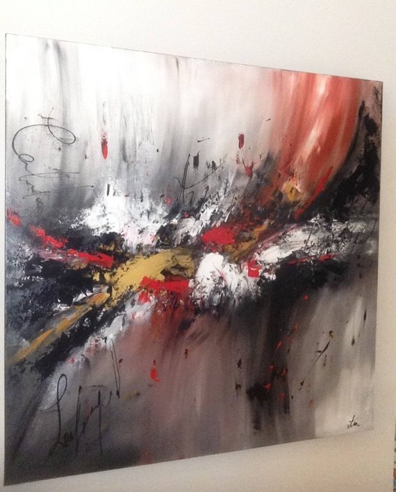 Tableau peinture acrylique xxl