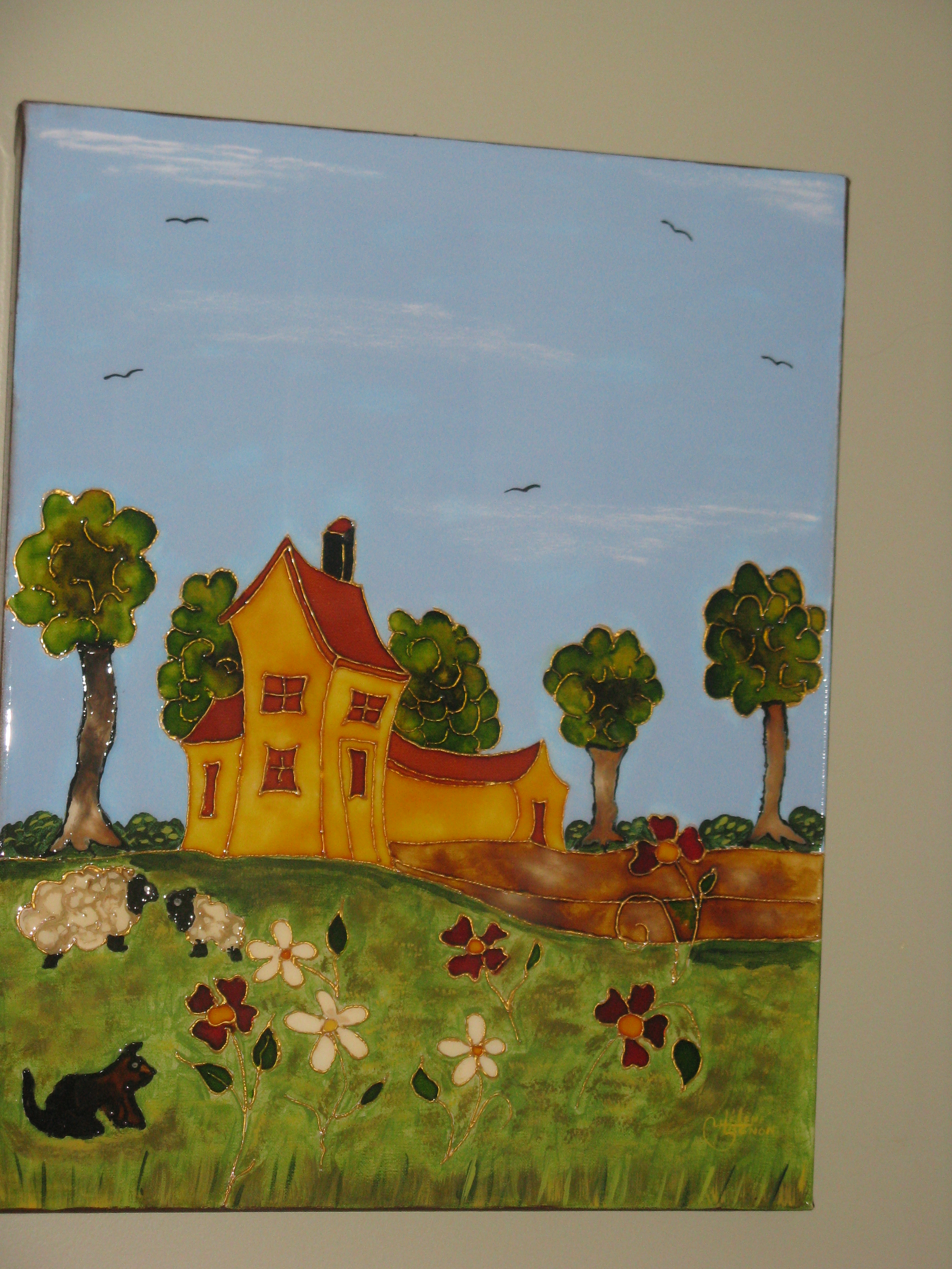 Peinture maison croche