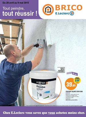 Peinture acrylique leclerc