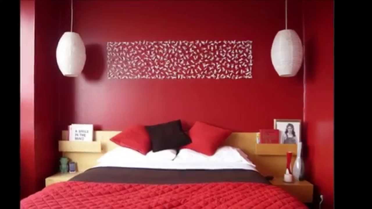 Decoration peinture rouge