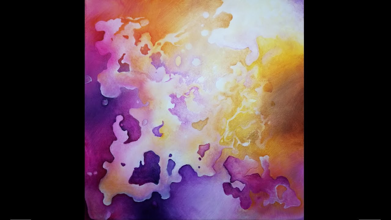 Peinture acrylique tache
