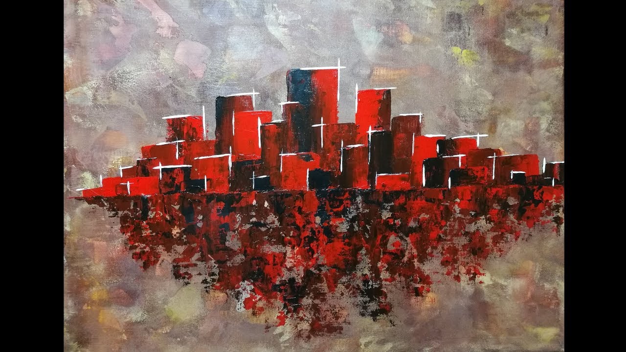 Peinture acrylique contemporaine youtube