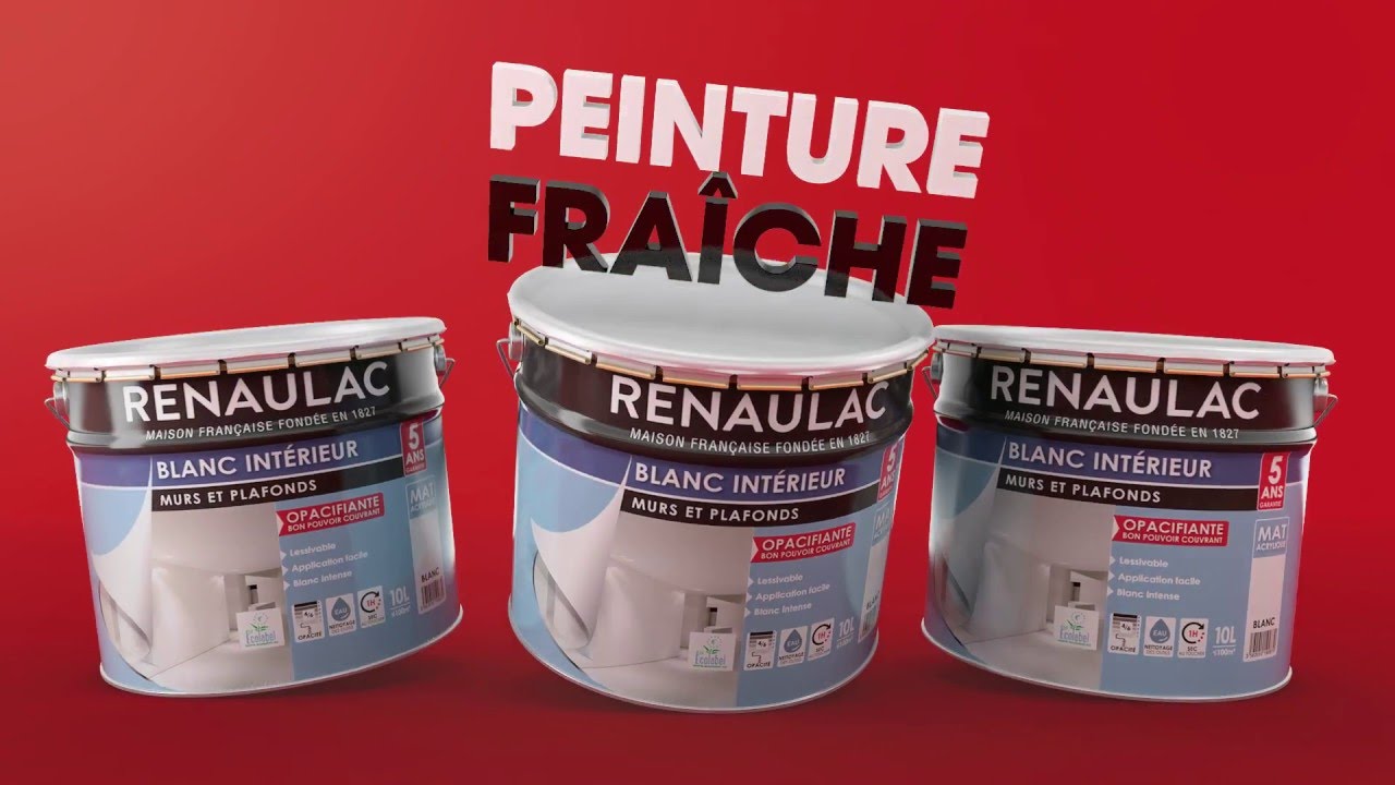 Peinture acrylique pas cher pour mur