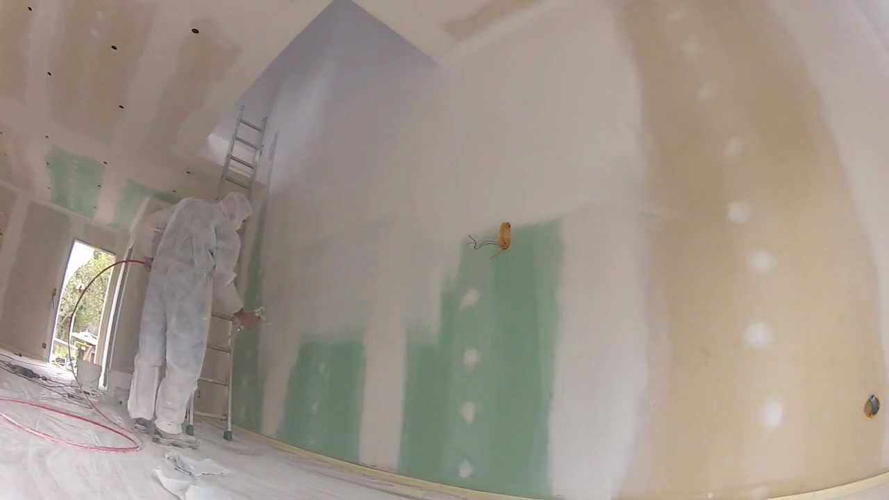Peinture maison neuve sous couche