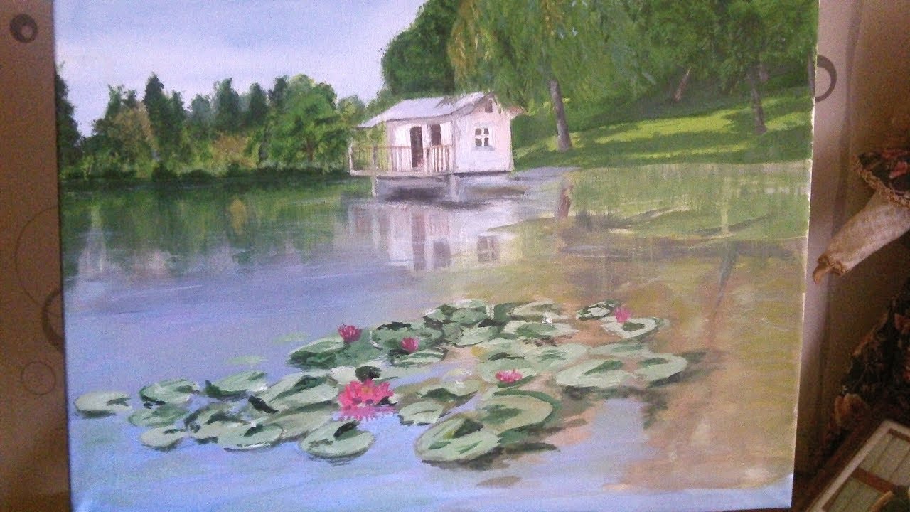 Peindre une maison à l'acrylique