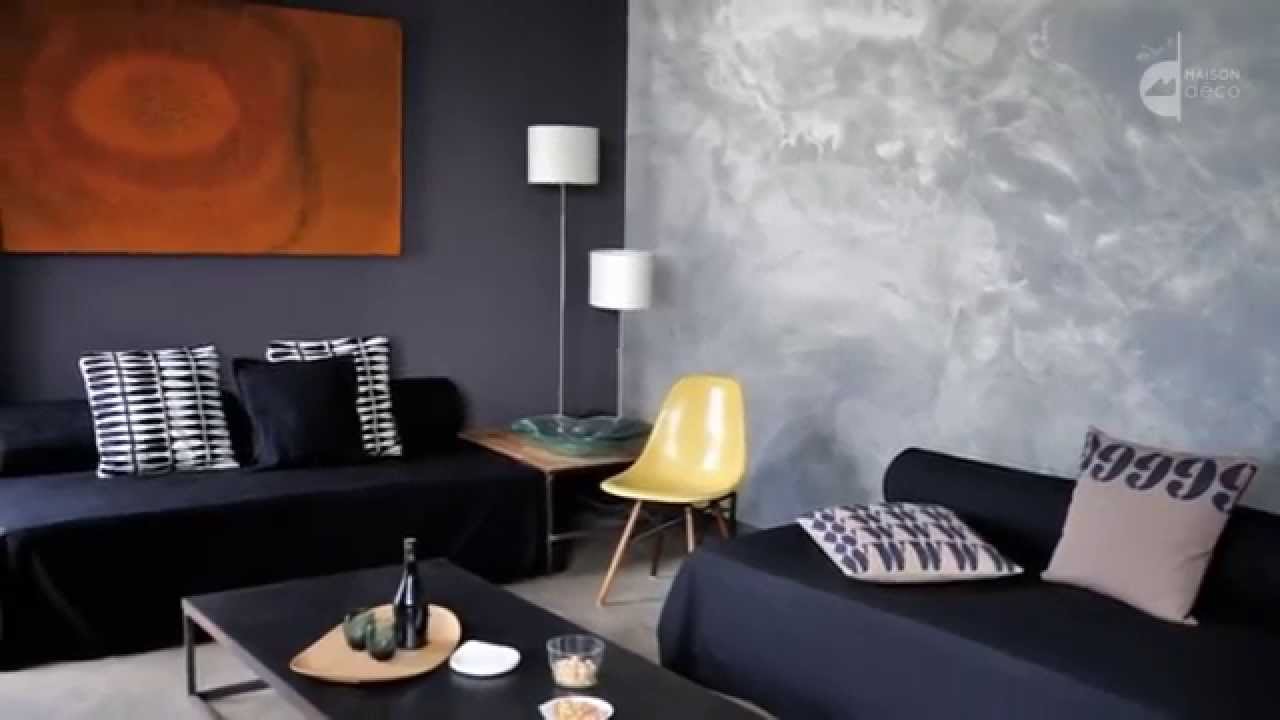 Peinture beton maison deco